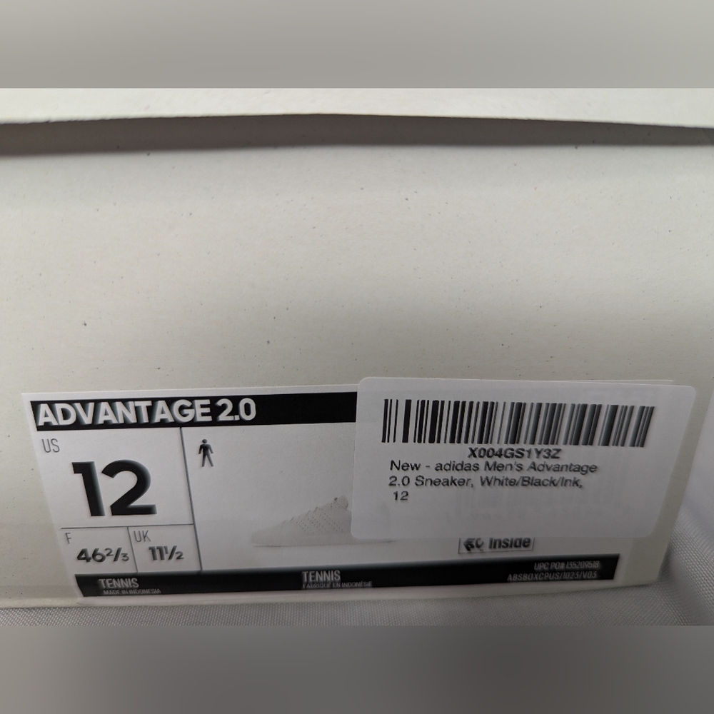 NWT Adidas Advantage 2.0 Men's Shoes Size 12 - Picture 4 of 10